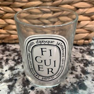 Empty diptyque Figuier candle jar
